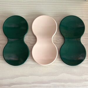 Lot of 3 Vintage Tupperware Spoon Rests